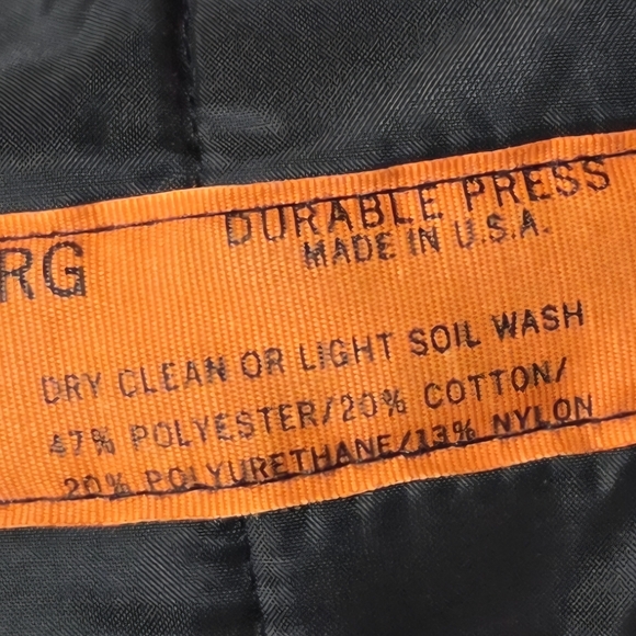 RED KAP Durable Press Made In USA Blue Work Chore Vest Size XL - Picture 7 of 7